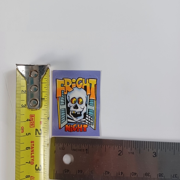 Vintage Halloween Skeleton Sticker -80s -Unused -Single Sticker NEW - Picture 3 of 5